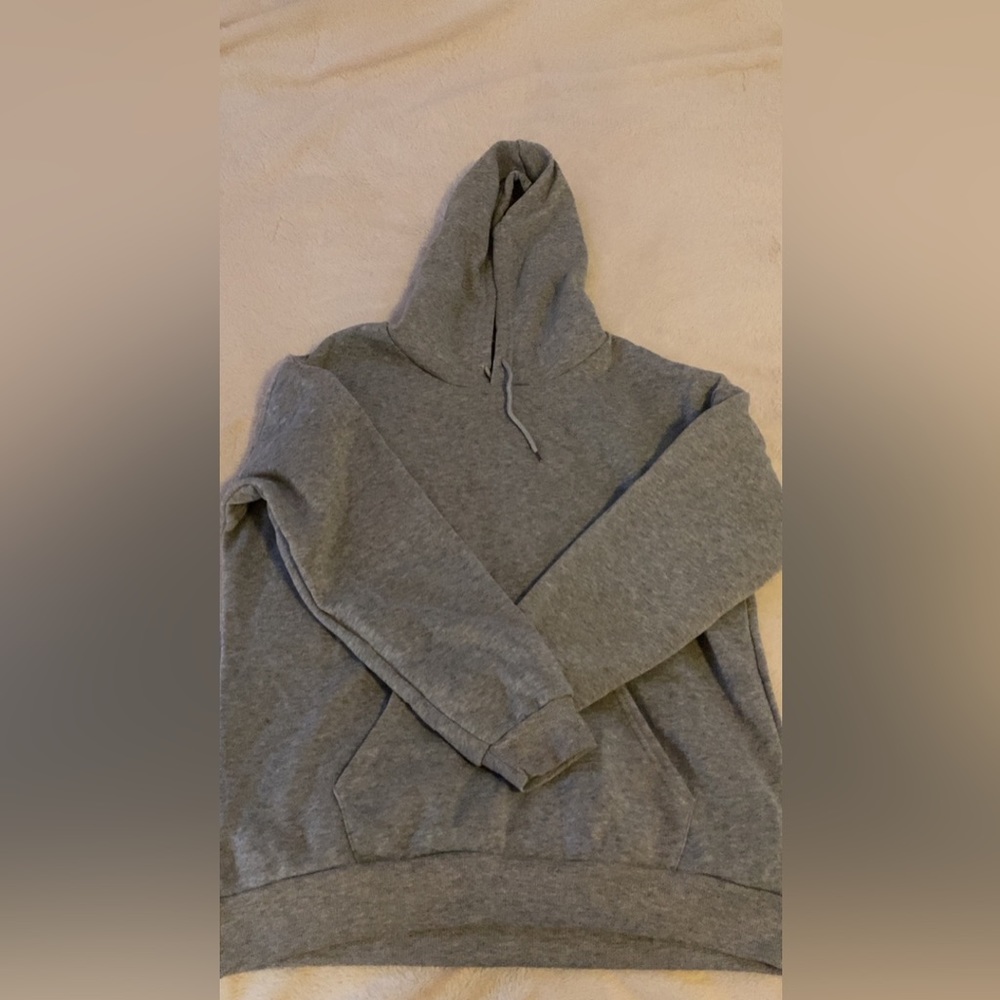 Light grey oversized womens hoodie